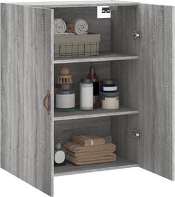 vidaXL Ντουλάπι Τοίχου Γκρι Sonoma 69,5 x 34 x 90 εκ.