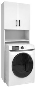 Έπιπλο πλυντηρίου Holton Megapap χρώμα λευκό 65,5x30x180εκ.-GP041-0054,1