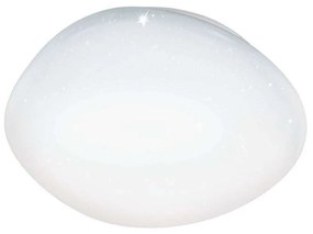 Φωτιστικό Οροφής-Πλαφονιέρα Με Εφέ Κρυστάλλου Sileras-Z 900129 60x6cm 3xLed 11W White-Clear Eglo