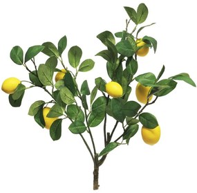 Τεχνητό Κλαδί Λεμόνι 3012-7 60cm Yellow Supergreens Πολυαιθυλένιο