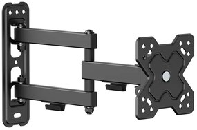 POWERTECH επιτοίχια βάση τηλεόρασης PT-1279, 13-32", έως 20kg, full motion