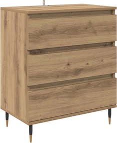 vidaXL Πλαϊνό γραφείο Artisan Oak 60 x 35 x 70 cm Επεξεργασμένο ξύλο