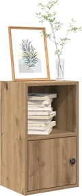 vidaXL Βιβλιοθήκη Αρτισιανή Δρυς 31x24x52 εκ. Επεξ. Ξύλο