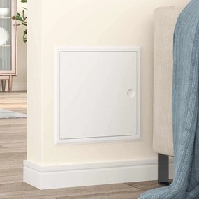 vidaXL Πάνελ Πρόσβασης Λευκό 33 x 33 x 3 cm Ατσάλι