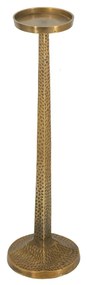 Artekko Nail Κηροπηγιο Μεταλλικό Χρυσό (18.4x18.4x63.5)cm