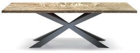 Τραπέζι Torsen EM823,1 200X100X75 cm Mdf, Metal