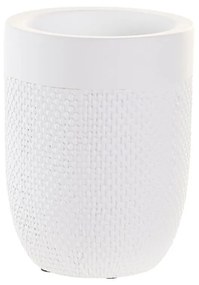 Ποτήρι DKD Home Decor Λευκό Τσιμέντο 8 x 8 x 10,5 cm