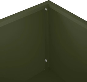 vidaXL Γλάστρα Κήπου 2 τμχ. Λαδί 100 x 20 x 49 εκ