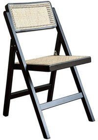 Καρέκλα Πτυσσόμενη Yoko 167-000015 45x54x81cm Beige-Black
