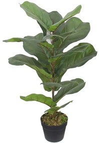 Τεχνητό Φυτό Φίκος Λυράτα 0101-6 90cm Green Supergreens Πολυαιθυλένιο,Ύφασμα