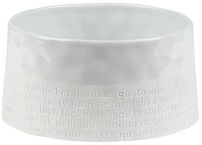Διακοσμητικό Μπωλ Με Επιγραφή 0015733 14x7cm White Raeder Porcelain