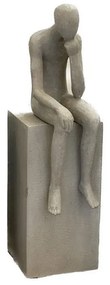 THINKING MAN DECO ΦΙΓΟΥΡΑ ΤΕΧΝΗΤΗ ΠΕΤΡΑ ΜΠΕΖ 23x15xH53cm - 029249