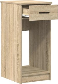 vidaXL Βάση πύργου υπολογιστή με συρτάρι Δρυς sonoma 35x45x77 cm