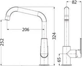 Eurorama Klint 142515 Chrome - Μπαταρία Κουζίνας