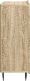 vidaXL Πλαϊνό γραφείο Sonoma Δρυς 66 x 34,5 x 92 εκ.