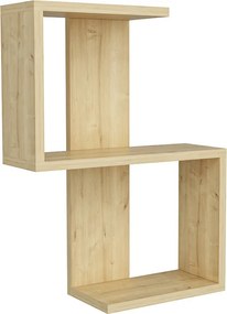 Ραφιέρα τοίχου Octa Megapap χρώμα sapphire oak 45x16,4x60εκ.