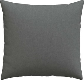 vidaXL Μαξιλάρι Καναπέ 2 pcs Σκούρο Γκρι 45 x 45 cm ύφασμα