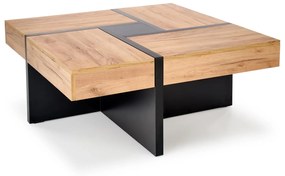 SEVILLA, c.table, craft oak / black DIOMMI V-PL-SEVILLA-LAW