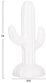ΔΙΑΚΟΣΜΗΤΙΚΟΣ ΚΑΚΤΟΣ ΔΑΠΕΔΟΥ CACTUS HM4386.02S ΓΥΨΟΣ ΣΕ ΛΕΥΚΟ 42x30x74Υεκ