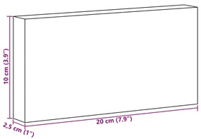 vidaXL Ροζ Πέτρες Αλατιού 10 τεμ 20x10x2,5 εκ, 11,5 κιλά