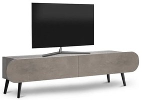 Megapap Έπιπλο Τηλεόρασης Lotus Γκρι Ρετρό 120x30x40εκ.