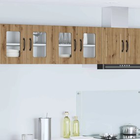 VidaXL Ραφιέρα τοίχου PORTO 2 τμχ. Artisan Δρυς 60 x 31 x 40 εκ