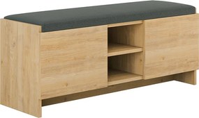 Παπουτσοθήκη Zulla Megapap χρώμα sapphire oak 110x37x43εκ.