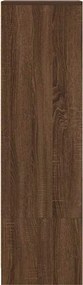 vidaXL Ντουλάπι Καφέ Δρυς 29,5x34x119,5 εκ. Επεξεργασμένο Ξύλο