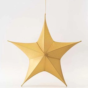 Διακοσμητικό Αστέρι Ιριδίζον 600-45794 65cm Gold