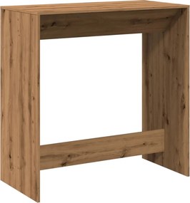 vidaXL Τραπέζι Μπαρ Αρτισιανή Δρυς 102x50x103,5 εκ. Επεξ. Ξύλο