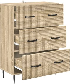 vidaXL Ντουλάπι με Συρτάρια 66 x 34,5 x 89,5 εκ Επεξεργασμένο Ξύλο