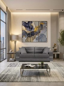 Καναπές Φένια Διθέσιος-165φ 90β εκ-Γκρι