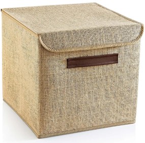 Κουτί Αποθήκευσης 488PRN1201 30x30x30cm Natural-Brown Aberto Design Jute