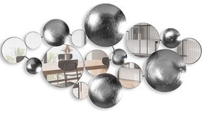 Διακοσμητικό Τοίχου Infinity 891TNL2387 116x60cm Nickel Wallity Μέταλλο