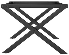 vidaXL Πόδια Τραπεζιού Σαλονιού σε Σχήμα «Χ» 60x40x38 εκ. Ατσάλι