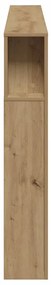 vidaXL LED κεφαλάρι Artisan Oak 220x18,5x103,5 cm Κατασκευασμένο ξύλο