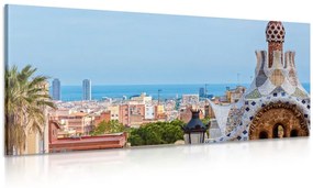 Εικόνα του πάρκου Guell στη Βαρκελώνη - 100x50