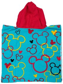Πόντσο Θαλάσσης Quick Dry Disney Home Mickey 05 50X100 Sky Blue 100% Microfiber - Disney Home