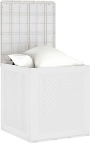vidaXL Κουτί αποθήκευσης Λευκό 55 x 53 x 57 εκ. Πολυπροπυλένιο