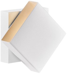 Φωτιστικό Τοίχου Turn 2019061001 15x15cm Dimmable Led 800Lm 13W 2700K IP54 White Nordlux Aluminium