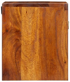 vidaXL Κομοδίνο 40x35x35 εκ. Μασίφ ξύλο ακακίας