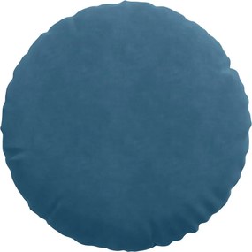 vidaXL Μαξιλάρια καθισμάτων 2 pcs Μπλε Ø50 x 19 εκ Βελούδο