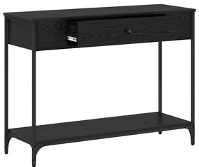 vidaXL Τραπέζι κονσόλας Other Μαύρη δρυς 100 x 34.5 x 75 εκ.