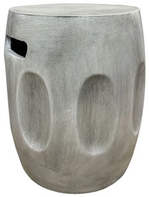 Liberta AFRICA SIDE TABLE ΓΚΡΙ 38x38xH47cm 38x38xH47cm 04-1216