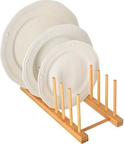 Πιατοθήκη Ντουλαπιού (34x12.2x14.1) Estia Bamboo Essentials 01-17279