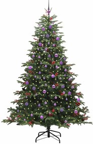vidaXL Τεχνητό Χριστουγεννιάτικο Δέντρο με 300 LED Πράσινο 240 cm