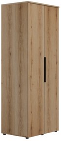 Insi Lucian ντουλάπα με δυο πόρτες 80x58x210εκ. Helvezia Oak  0181.GM61