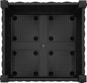vidaXL Ζαρντινιέρα 40 x 40 x 23 εκ. από Πολυπροπυλένιο