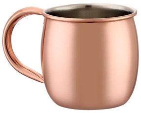 Xmcasa Κούπα Moscow Mule Ανοξείδωτη Ασημί-Μπρονζέ 0444001