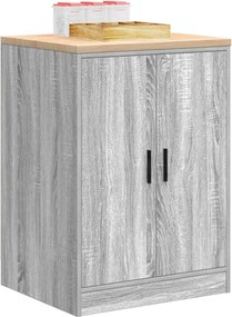 vidaXL ντουλάπι αποθήκευσης γκαράζ 60x51x85 εκ μασίφ ξύλο πεύκο